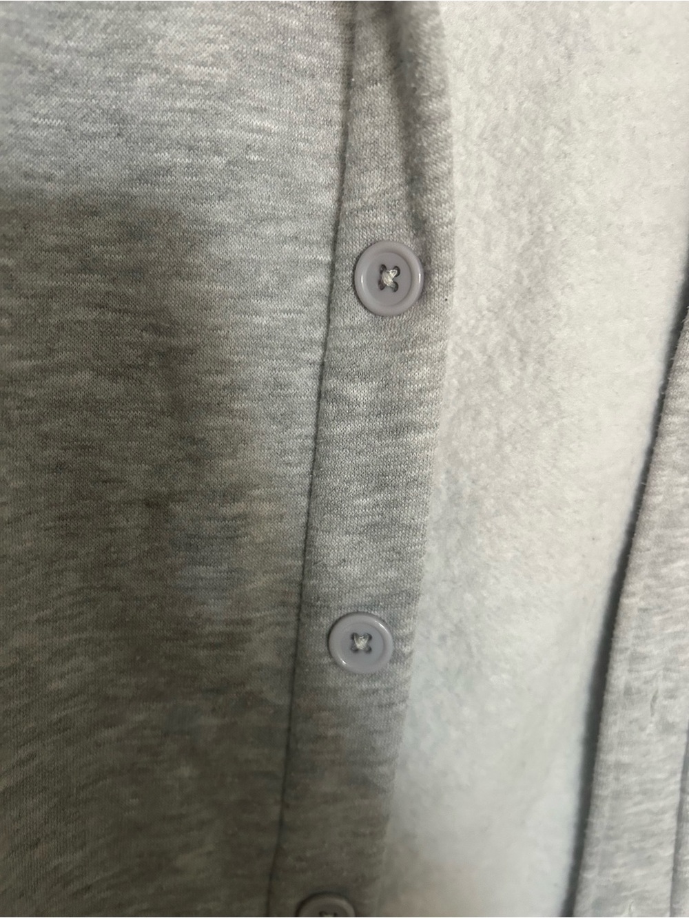 Ardene Light Grey Button-Front Shacket - Picture 4 of 6